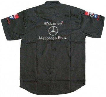 Preview: Hemden bedruckt günstig online bestellen Damen und Herren Mercedes Benz