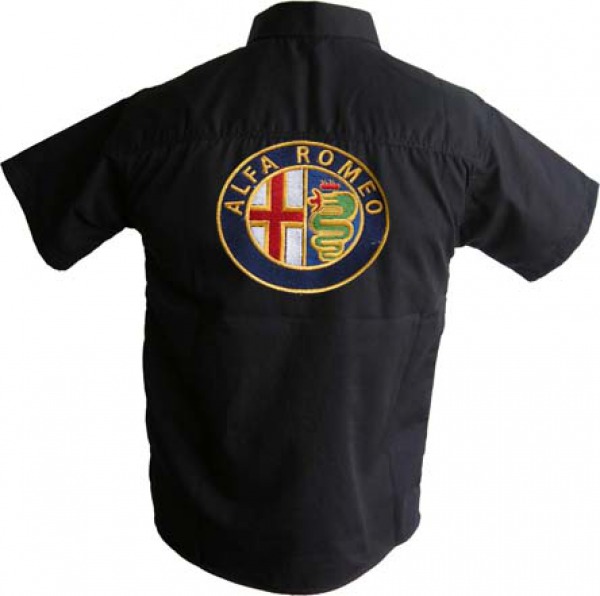 Hemden bedruckt günstig online bestellen Damen und Herren Alfa Romeo