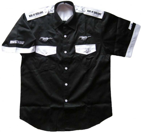 Marken Hemden bedruckt günstig online bestellen Ford Mustang